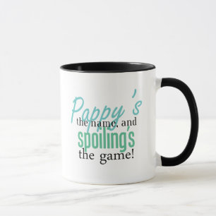 Taza El nombre de Pappy, y estropeo del Gam