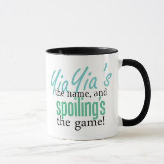 Taza El nombre de YiaYia, y estropeo del juego