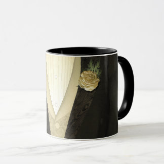 Taza El novio "su" boda (de marfil)
