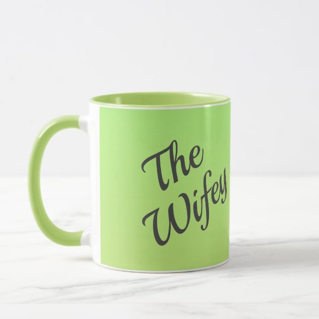 Taza El Ombre Verde Wifey (Izquierda)