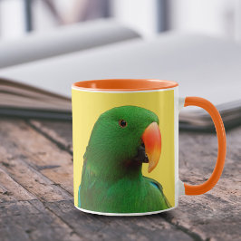 Taza "El Orador Verde" Eclectus Parrot