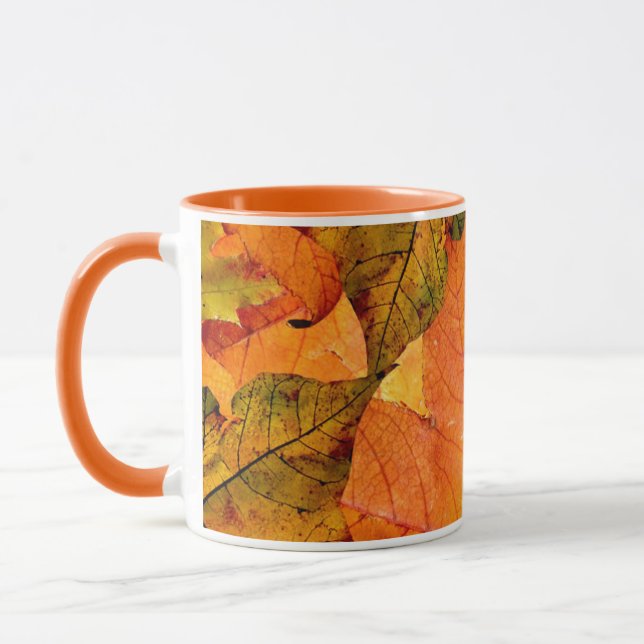 Taza El Otoño Sale Mug Decorado Para Bebidas Calientes. (Izquierda)