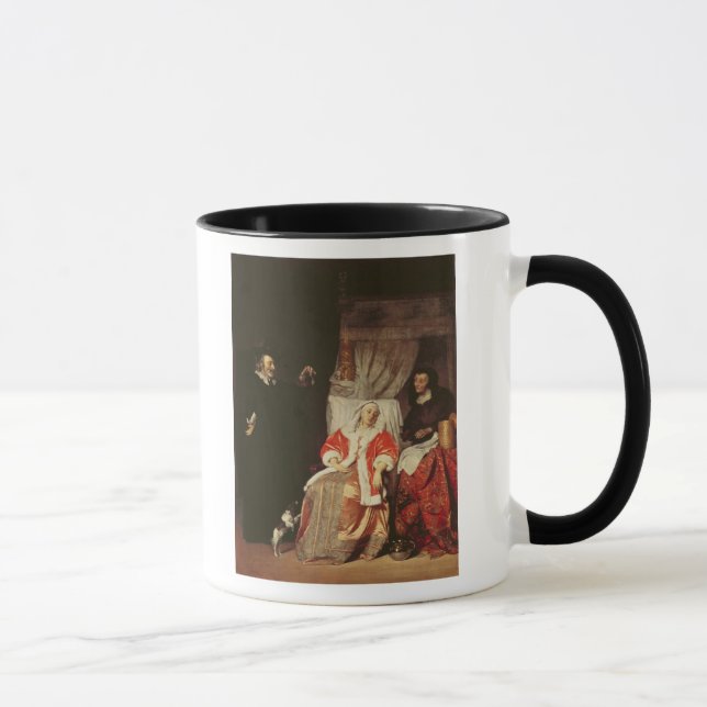 Taza El paciente y el médico, 1660s (Derecha)
