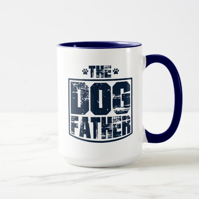 Taza El padre del perro usó la gráfica (Derecha)
