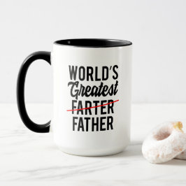 Taza El padre más grande del mundo gracioso