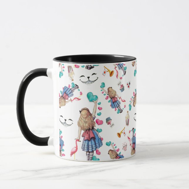 Taza El país de las maravillas de Alicia se aventura la (Izquierda)