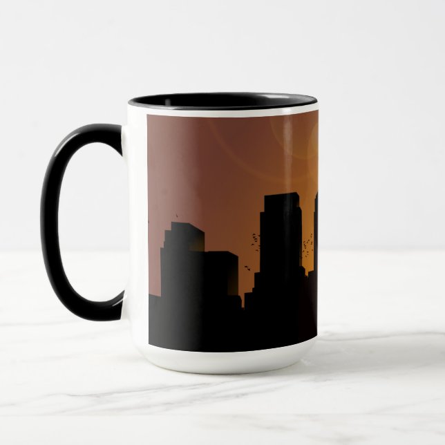 Taza El paisaje urbano al amanecer (Izquierda)