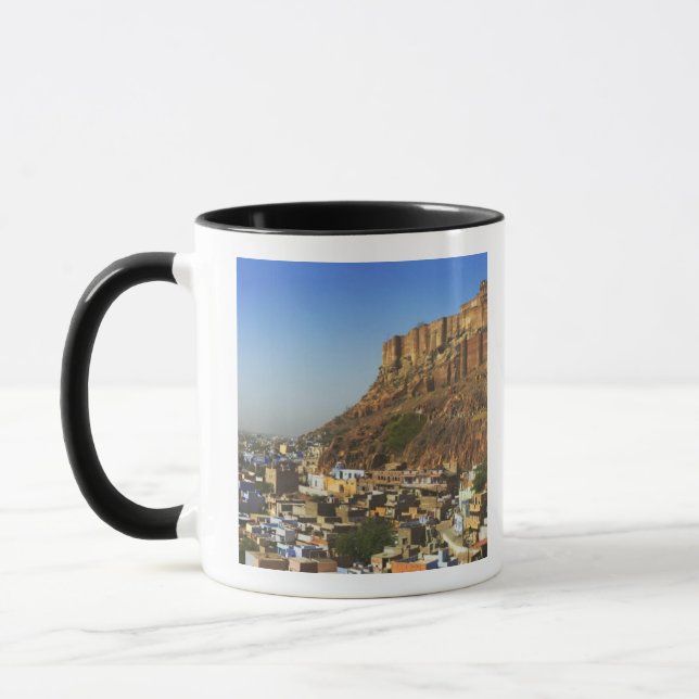 Taza El paisaje urbano de la Ciudad Azul con Meherangar (Izquierda)