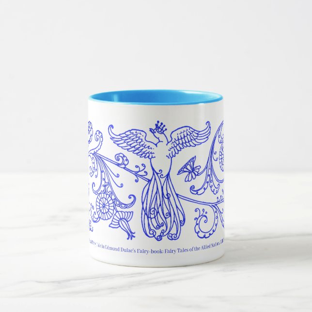 Taza El Pájaro Azul: ⁠ Un Tale Mug Francés (Centro)