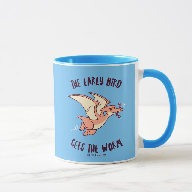 Taza El Pájaro Temprano Recibe El Gusano (Derecha)