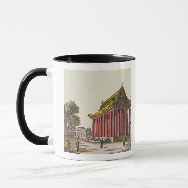 Taza El "palacio europeo" en Yuen-Ming-Yuan, illustrat (Izquierda)