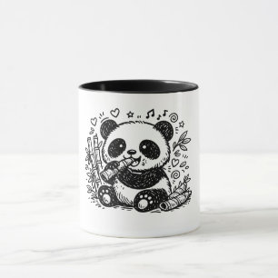 Taza El Panda Gourmet: Un Caprichoso Festín de Bambú