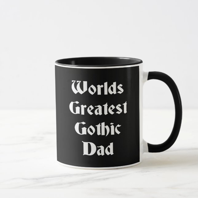 Taza El papá gótico más grande de los mundos (Derecha)