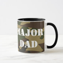 Taza El papá importante, militar de Camo engendra