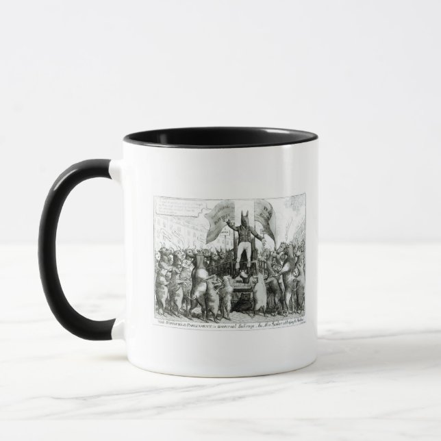 Taza El parlamento de Smithfield: Sufragio universal (Izquierda)