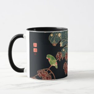 Taza El parqué de Ito Jakuchu Arte de aves japonesas
