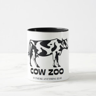 Taza El parque zoológico único divertido de la vaca e