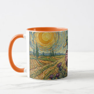 Taza el pato en el hábitat