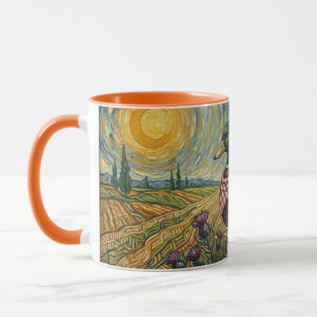 Taza el pato en el hábitat (Izquierda)