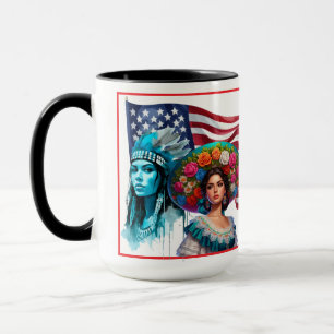 Taza El patrimonio indígena americano/mexicano: Salvaje