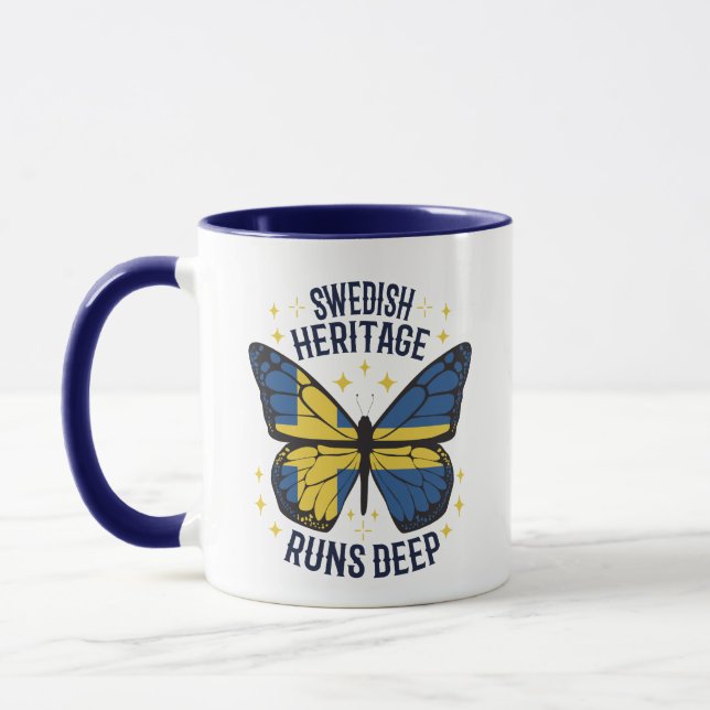 TAZA EL PATRIMONIO SUECO ES PROFUNDO (Izquierda)