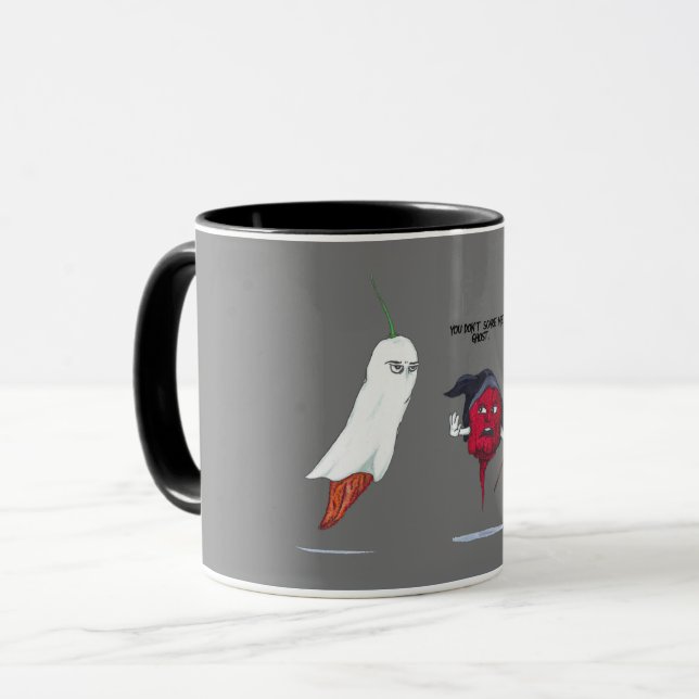 Taza El Pepperz, el pañuelo y el fantasma, la mug (Anverso izquierdo)