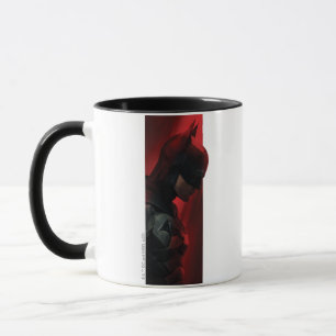 Taza El perfil del bar rojo Batman