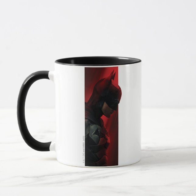 Taza El perfil del bar rojo Batman (Izquierda)
