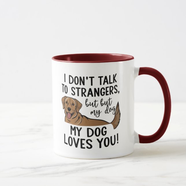 Taza El perro te ama a ti (Derecha)