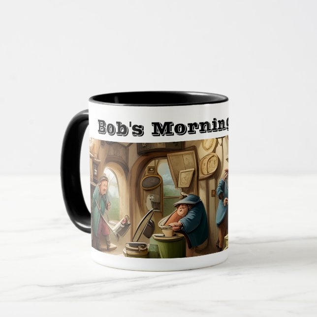Taza El Personalizable personalizado de la taberna de D (Anverso izquierdo)