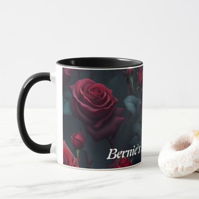 Taza El Personalizable personalizado del té de la mañan (Con donut)