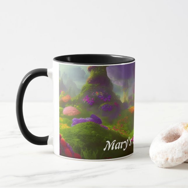 Taza El Personalizable personalizado del té de la mañan (Con donut)