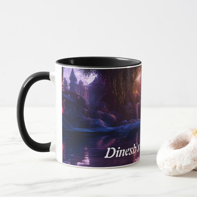 Taza El Personalizable personalizado del té de la mañan (Con donut)