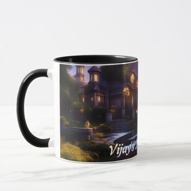 Taza El Personalizable personalizado del té de la mañan (Izquierda)