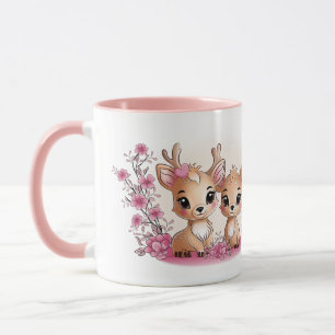 Taza El Personalizado amable Bambi ama el corazón de Sa