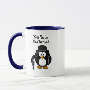 Taza El Personalizado de Butler Penguin, de clase baja,