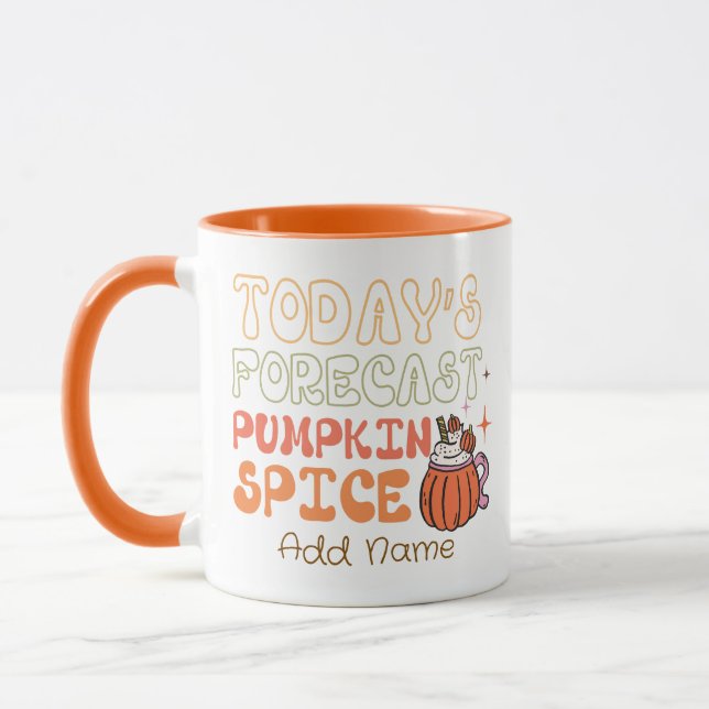 Taza El Personalizado de las especias de calabaza de ho (Izquierda)