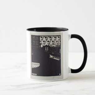 Taza El piano, 1914 (grabar en madera)