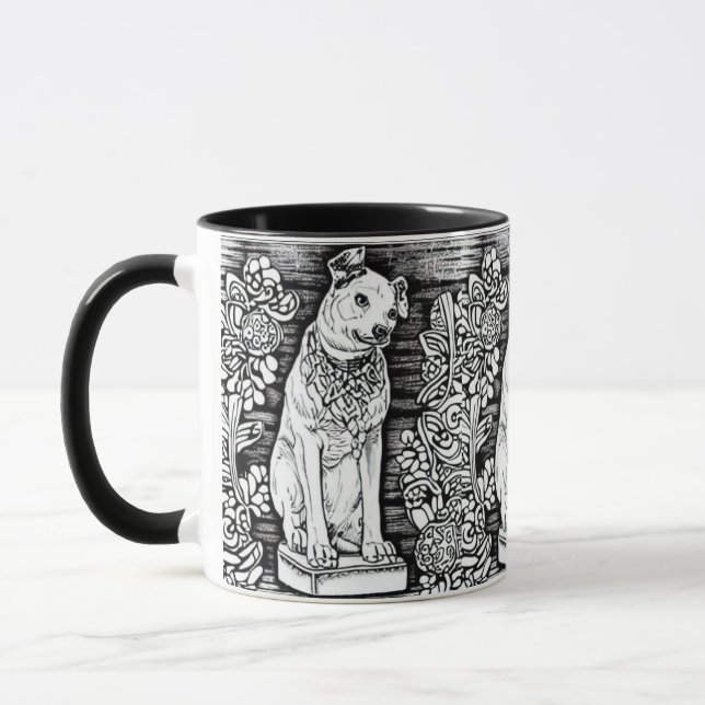 Taza El pimiento floral de su maestría (Izquierda)
