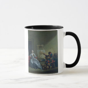 Taza El pintor del Harlequin, c.1742 (aceite en lona)