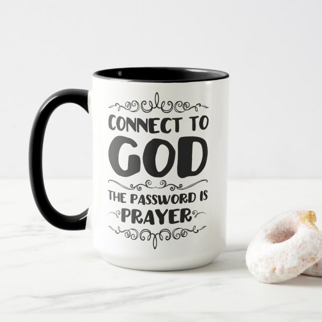 Taza El poder de la oración (Con donut)