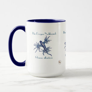 Taza El Poder Judicial del Dragón Azul por Chrissy Wild