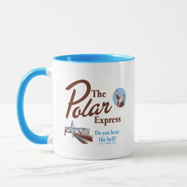 Taza El Polar Express | Retro "Oyes La Campana" (Izquierda)