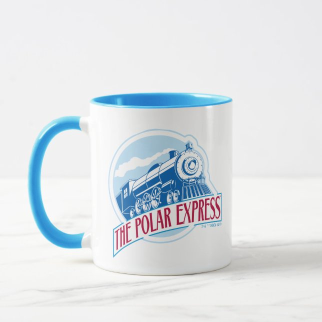 Taza El Polar Express | Tarjeta de tren (Izquierda)
