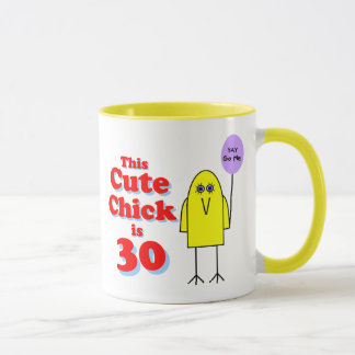 Taza ¡El polluelo lindo es 30!