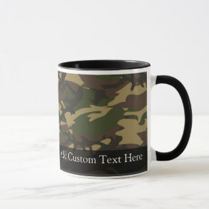 Taza El polvoriento Camo Verde