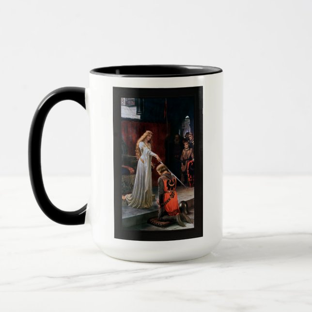Taza El premio de Edmund Blair Leighton (Izquierda)