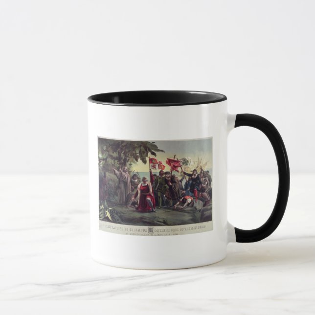 Taza El primer aterrizaje de Columbus (Derecha)