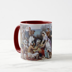 Taza El primer día de acción de gracias de Jean Ferris