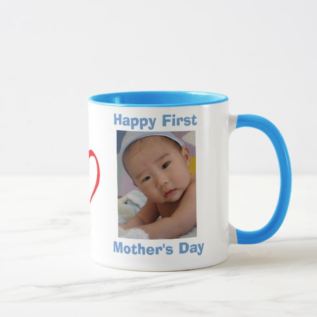 Taza El primer día de madre (Derecha)